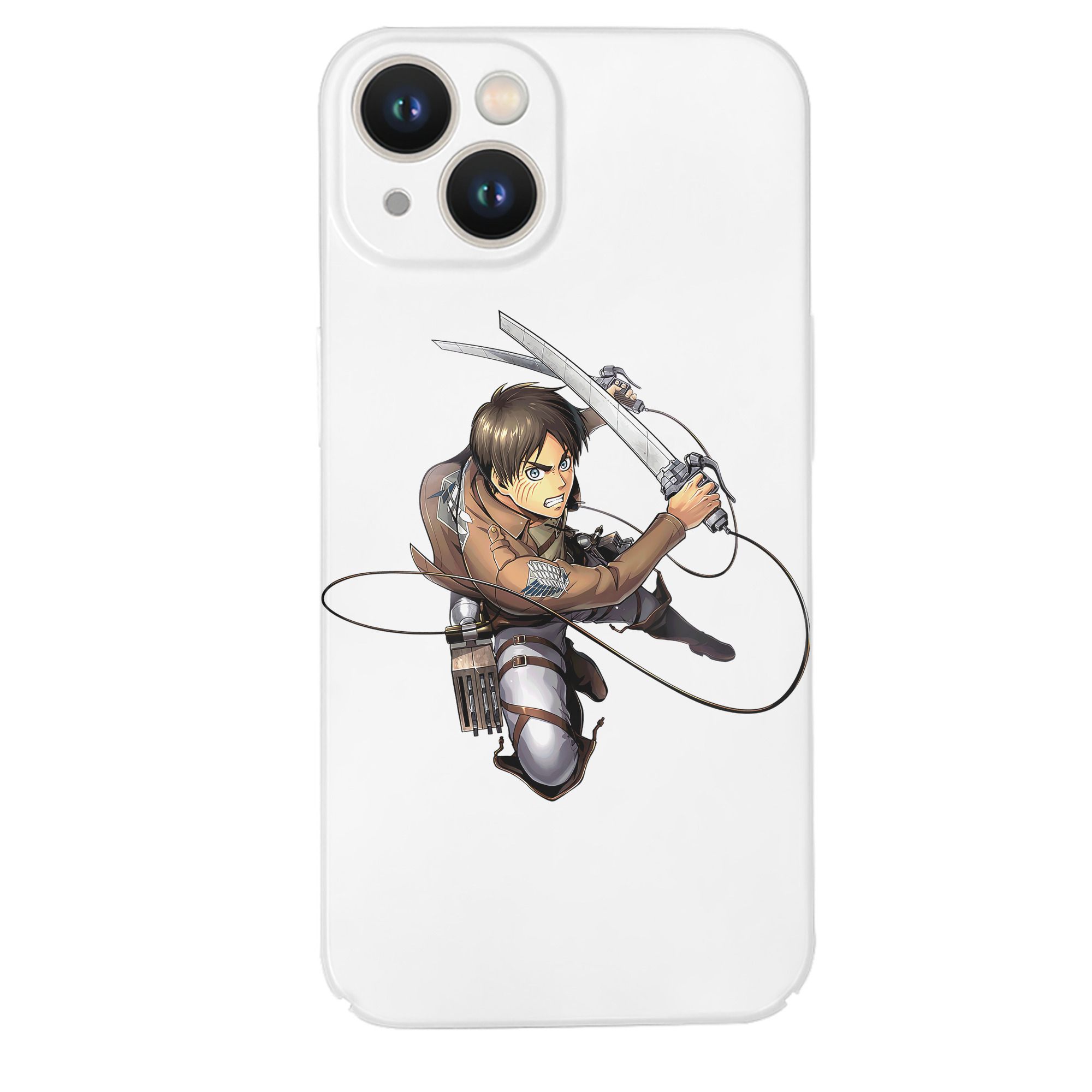 （画像用） 進撃の巨人 エレン･イェーガー Attack on Titan Eren Jäger 【iPhone 14シリーズ対応】ハードケース